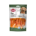 Skanėstai &scaron;unims | Trixie Premio Chicken Flags vi&scaron;tienos krūtinėlės suktinukai, 100 g