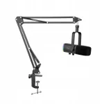 Dinaminis studijinis mikrofonas Fifine AM8T USB/XLR RGB PnP su laikikliu