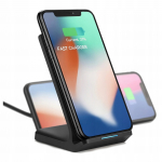 Belaidis įkroviklis Fast Charge indukcinis USB-C Qi standartas