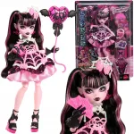 Monster High Draculaura &bdquo;Baisiai saldus gimtadienis&ldquo; lėlė, 27 cm, su balionu ir aksesuarais