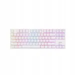 &bdquo;Genesis Thor 404 TKL&ldquo; mechaninė žaidimų klaviatūra, USB, JAV tarptautinis QWERTY, balta, &bdquo;Gateron Yellow&ldquo;