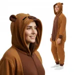 Kapibaros kigurumi pižama &bdquo;onesie&ldquo;, kostiumas, S dydis, 145&ndash;155 cm
