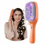 TOUCHBeauty Vita plaukų &scaron;epetys su lazerio ir LED &scaron;viesos terapija, skirtas galvos odos masažui