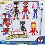 &bdquo;Spidey&ldquo; ir jo nuostabūs draugai &ndash; 5 figūrėlių rinkinys: Ghost-Spider, Juodoji Pantera ir Miles