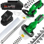 Akumuliatorinės gyvatvorių žirklės &bdquo;MalTec MasterHedge-20V&ldquo;, 58 cm, 20 V, 2 Ah, lazeriu apdirbti a&scaron;menys