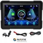 NAVIK 5 motociklo navigacijos ekranas, USB, &bdquo;Android Auto&ldquo; / &bdquo;Apple CarPlay&ldquo;, PL