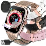 I&scaron;manusis laikrodis moterims ZeeTech, skambučiai, EKG, 4 dirželiai