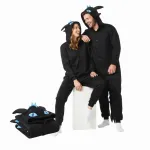 Kigurumi pižama &bdquo;Szczerbatek&ldquo;, mėlyna, XL, 175&ndash;185 cm