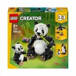 LEGO CREATOR 3 viename Laukiniai gyvūnai: pandų &scaron;eima 31165