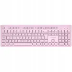 CANYON HKB-W01 belaidė mechaninė klaviatūra, US international QWERTY, rožinė