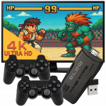 Retro žaidimų konsolė (HDMI, 22 073 žaidimai, 64GB, 2 belaidžiai pultai)