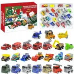 Advento kalendorius su 24 automobiliais ir transporto priemonėmis, dovana vaikams