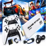 Retro žaidimų konsolė &bdquo;GAME STICK PRO 2026R&ldquo;, HDMI, 2 valdikliai, lenki&scaron;kas meniu, 64 GB