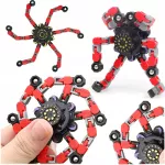 Sulankstomas &bdquo;Fidget Spinner&ldquo; &ndash; antistresinis sensorinis žaislas, kurį galima paversti robotu