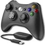 &bdquo;Omna&ldquo; belaidis &bdquo;Xbox 360&ldquo; valdiklis PC, su vibracija ir USB adapteriu