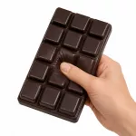 &Scaron;okolado formos antistresinis gniužukas &ndash; mink&scaron;ta &bdquo;Squishy&ldquo; &scaron;okolado plytelė, didelis
