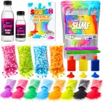 &bdquo;Squish&ldquo; &bdquo;Slime&ldquo; rinkinys XXL 17 viename, 500 ml PVA klijų, aktyvatorius ir priedai