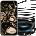 3 viename HD endoskopinė inspekcinė kamera &bdquo;Android&ldquo; telefonui, USB-C, IP67, 1 m, LED