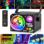 Bėgantis &scaron;viesos efektas diskotekai, RGB LED projektorius vakarėliams