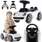 Baltas vaiki&scaron;kas stumdukas &bdquo;Porsche Carrera GT&ldquo; su &scaron;viesomis ir garsais