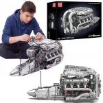 &bdquo;COIL 10168&ldquo; V8 variklio su dviem turbokompresoriais konstruktorius, 2899 detalės