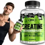 Kreatinas kapsulėmis, monohidratas &bdquo;Real Pharm Creatine Monohydrate&ldquo;, 150 kapsulių