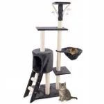 Draskyklė katei 138 cm, tamsiai pilka, WERDANO PETS