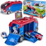 &bdquo;PAW Patrol&ldquo; transporteris su transporto priemonėmis, 38 cm, su garsais ir figūrėlėmis