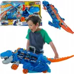 &bdquo;Hot Wheels&ldquo; T-rekso mega transporteris su lenktynių trasa ir 2 automobiliukais