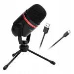 &bdquo;Kruger&Matz Warrior GV-200&ldquo; USB žaidimų ir transliacijų mikrofonas