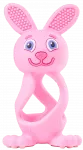 Rozā zobgrauznis BRUSH BABY Bobbie Bunny &ndash; 1 gab.