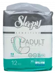 SLEEPY Sensitive XL Suaugusiųjų Sauskelnės &ndash; 12 vnt.