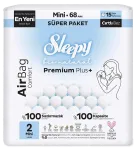 SLEEPY BIO Natural Premium Nr.2 Mini autiņbiksītes (3-6 kg), iepakojumā 68 gab.