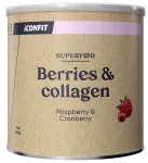 ICONFIT Kolagēna Superfood pulveris ar aveņu un dzērveņu gar&scaron;u, 250 g