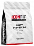 ICONFIT Whey Protein 80 - Banānu gar&scaron;as pulveris, 1000 g