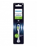 Bālo saru uzgaļi elektriskām zobbir&scaron;tēm PHILIPS Sonicare Optimal White, 4 kompekts