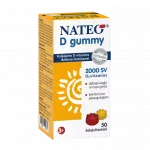 NATEO D 2000 SV Želejvitamīni - 50 ko&scaron;ļājamos kumeles