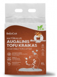 Kraikas katėms TOFU augalinis, Karamel Machiato kvapo 6L / 2,5Kg.