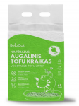 Kraikas katėms TOFU augalinis, obuolių kvapo 6L / 2,5Kg.