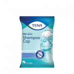 TENA Shampoo Cap kepurė su &scaron;ampūnu, 1 vnt. Priemonė sausam galvos plovimui
