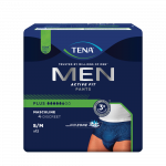 Tena Men Pants Plus S/M. Vyri&scaron;kos kelnaitės nelaikantiems &scaron;lapimo (5.5 la&scaron;.), 12 vnt.