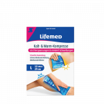 Lifemed daugkartinis &scaron;aldantis&ndash;&scaron;ildantis gelinis kompresas nuo skausmo ir patinimo, 29 cm x 12 cm