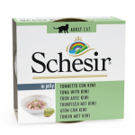 SCHESIR Cat Tuna with Kiwi in Jelly, 75g - tūnisas ir kiwi želėje