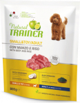 NT DOG SMALL&TOY ADULT BEEF&RICE 800G - MAISTAS MAŽŲ IR LABAI MAŽŲ VEISLIŲ SUAUGUSIEMS &Scaron;UNIMS SU JAUČIENOS IR RYŽIAIS