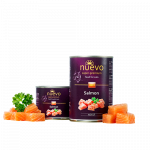 Nuevo Adult Salmon 400g - Su vi&scaron;tiena ir la&scaron;ų aliejumi.