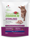 NT CAT STERILISED TURKEY 300 G - Pilnavertė sausa mėsa su pintlinomis skirta suaugusiems sterilizuotiems katėms.