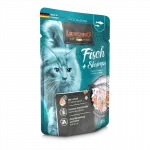 LEONARDO CAT FISH&SHRIMP 85G - MAISTAS KATĖMS SU ŽUVIMIS IR KREVĖTĖMIS