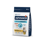 ADVANCE CAT ADULT SALMON SENSITIVE 3,0KG - SUAUGUSIEMS KATĖMS (LA&Scaron;IS IR RYŽIAI)
