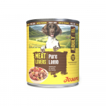 Josera Petfood Konservai JOSERA &scaron;unims Meat Lovers Adult Pure Lamb 800 g