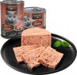 LEONARDO konservai katėms su kepenimis 400 g